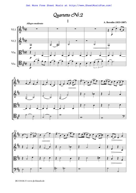 Free Sheet Music String Quartet No 2 Iii Balanescu Quartet